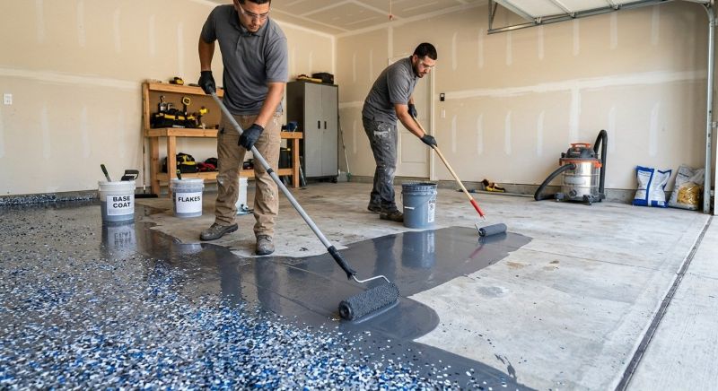 Epoxy Coating Installation in Woodbridge, VA