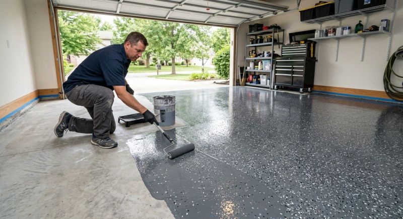 Garage Floor Renovation in Greensboro, NC