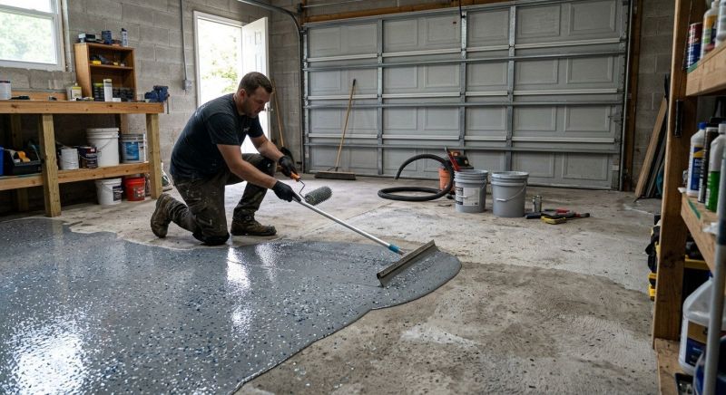 Garage Floor Renovation in Columbia, SC