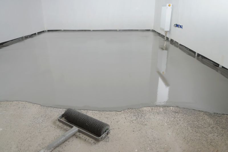 Speckled Garage Floor Painting in Fairfax, VA